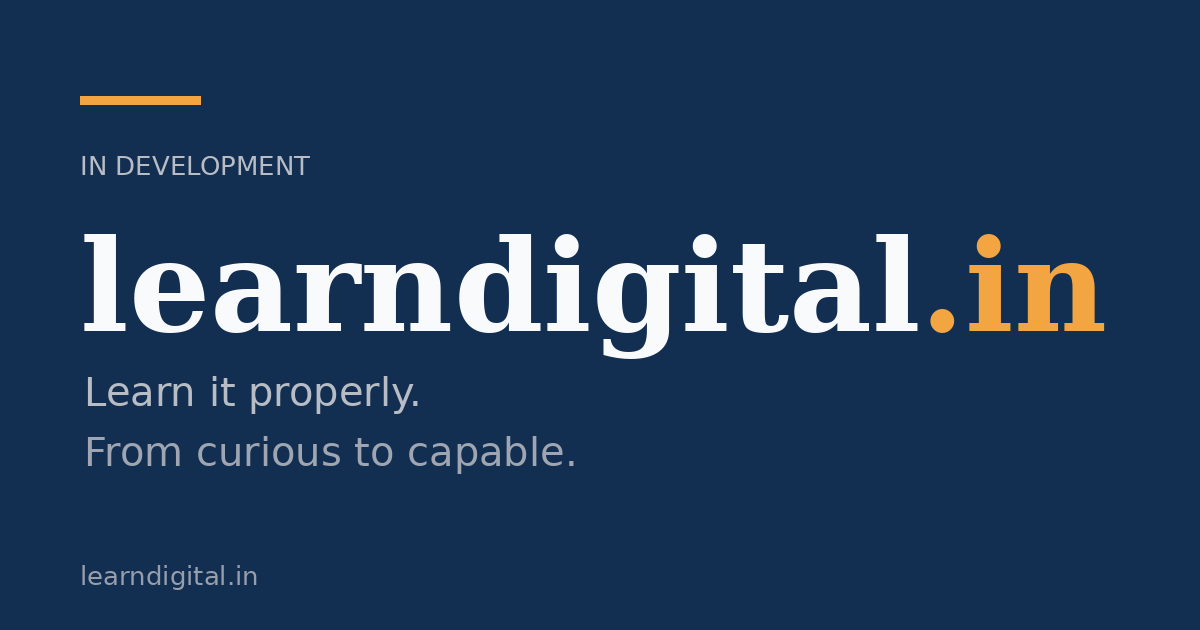 Link preview image for learndigital.in